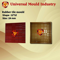 Pvc Tile Mould - Color: White