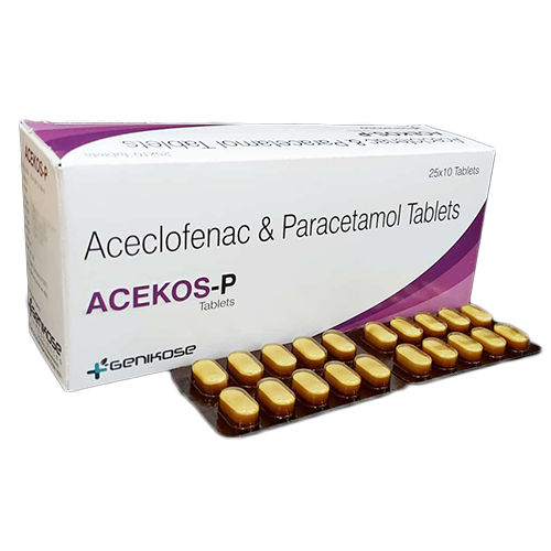 Aceclofenac And Paracetamol Tablets - Drug Type: General Medicines