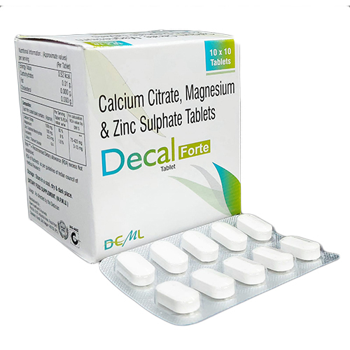 Calcium Citrate Magnesium And Zinc Sulphate Tablets