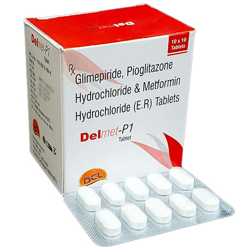 Glimepiride Pioglitazone Hydrochloride And Metformin Hydrochloride Tablets