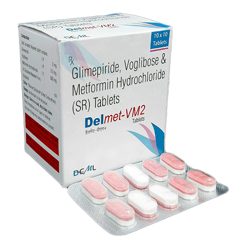 Glimepiride Voglibose And Metformin Hydrochloride Tablets