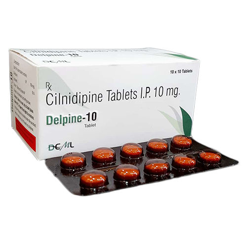 10 Mg Cilnidipine Tablets Ip - Drug Type: General Medicines