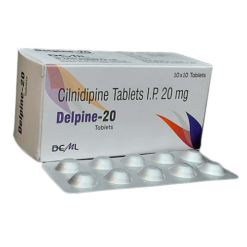 20 Mg Cilnidipine Tablets Ip - Drug Type: General Medicines