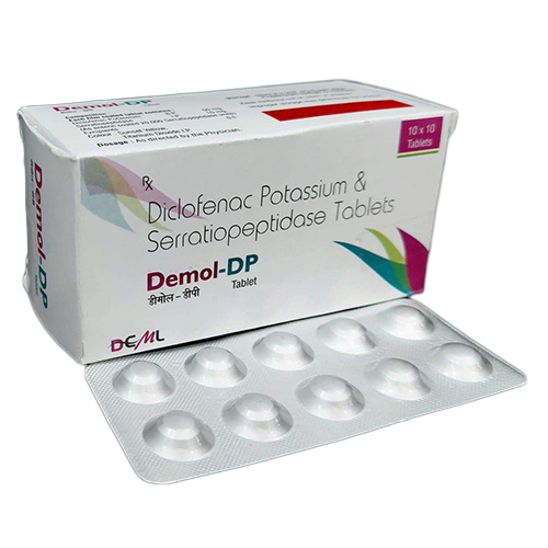 Diclofenac Potassium And Serratiopeptidase Tablets