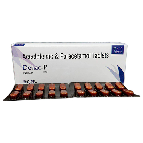 Aceclofenac And Paracetamol Tablets - Drug Type: General Medicines