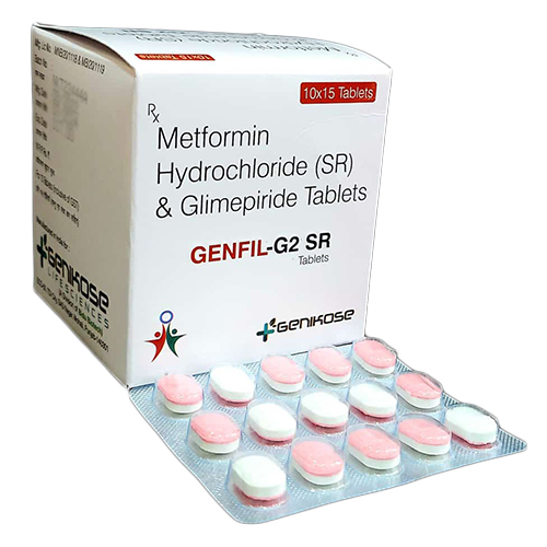 Genfil Metformin Hydrochloride And Glimpiride Tablets
