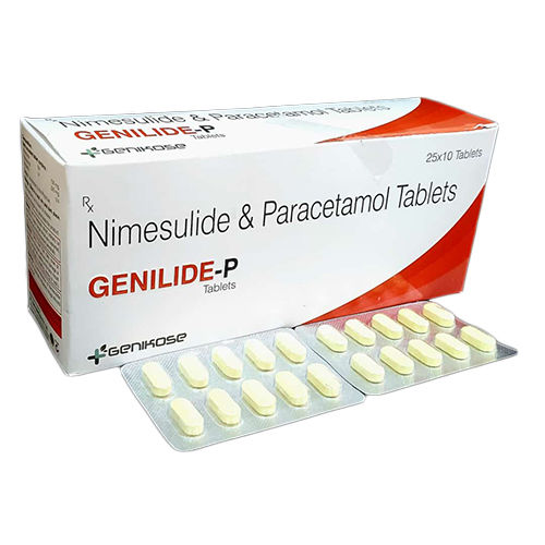 Nimesulide And Paracetamol Tablets - 25 Strips, Easy-To-Swallow Pain Relief For Adults, Ideal For Headaches And Menstrual Cramps