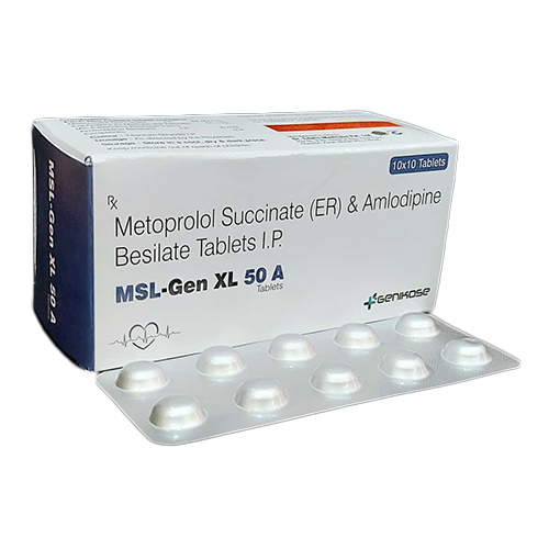 Metoprolol Succinate And Amlodipine Besilate Tablets IP