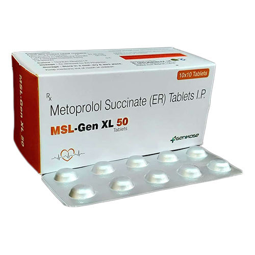 50 Mg Metoprolol Succinate Tablets Ip - Drug Type: General Medicines