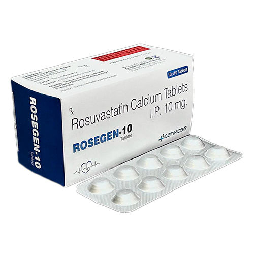 10 Mg Rosuvastatin Calcium Tablets Ip - Drug Type: General Medicines