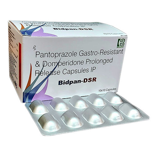 Pantoprazole Gastro-Resistant And Domperidone Prolonged Release Capsules - Prokinetic Action with Proton Pump Inhibition | For Adults, 10 Strips, Room Temperature Storage