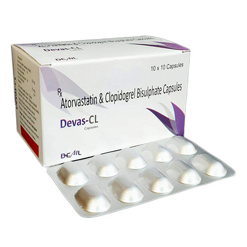 Atorvastatin And Clopidogrel Bisulphate Capsules - Drug Type: General Medicines