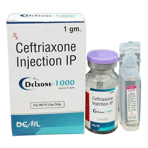 1 Gm Ceftriaxone Injection Ip - Physical Form: Powder