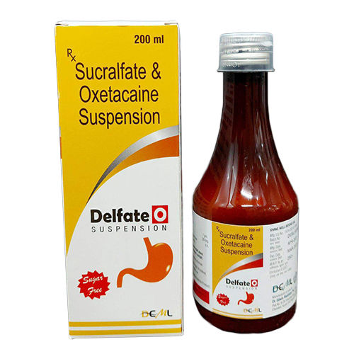 200 Ml Sucralfate And Oxetacaine Suspension - Drug Type: General Medicines