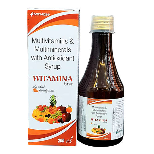 200 Ml Multivitamin And Multiminerals With Antioxidant Syrup - Drug Type: General Medicines