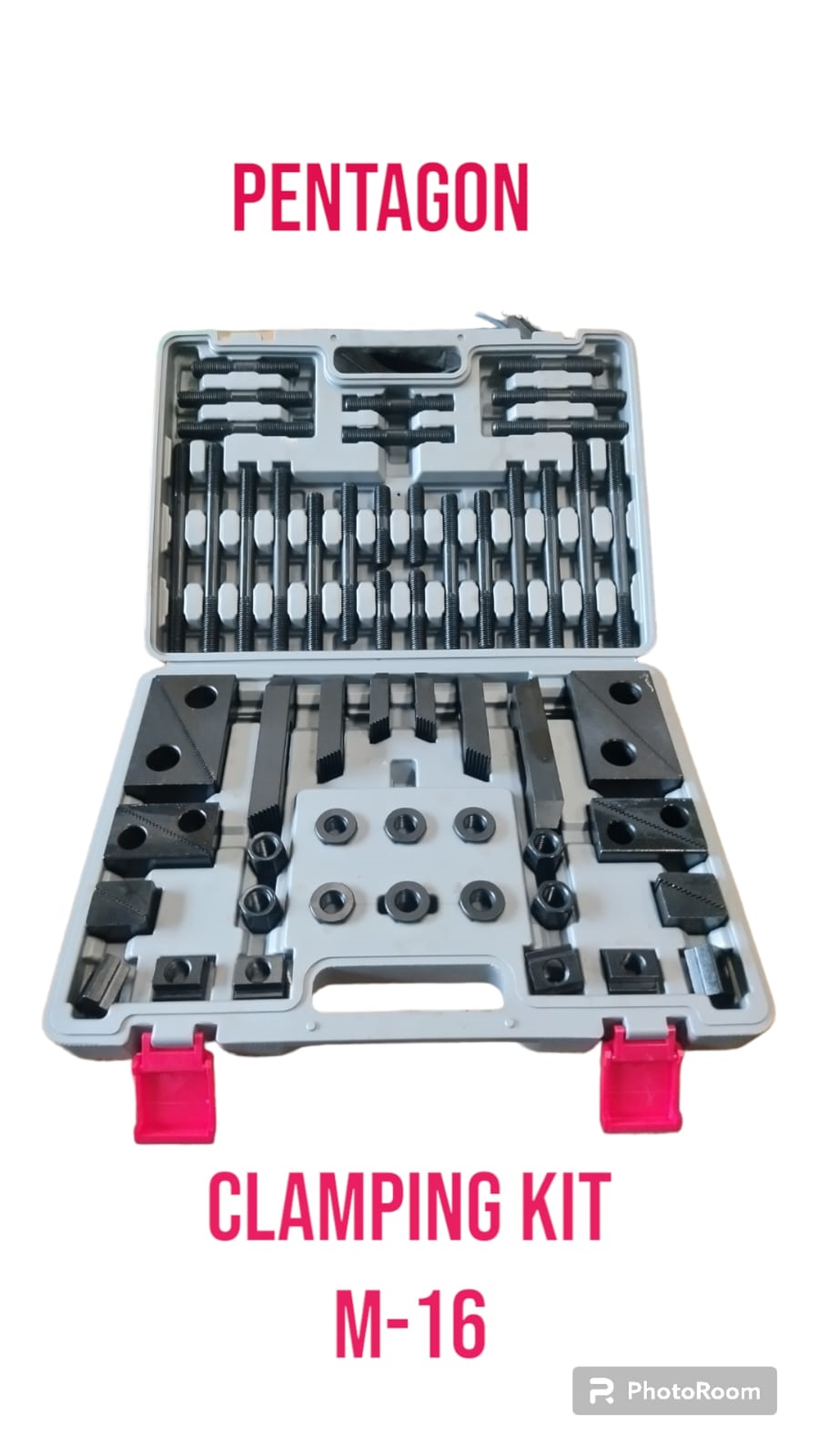 Clamping Kit M16 Type 58 Pcs - Color: Black