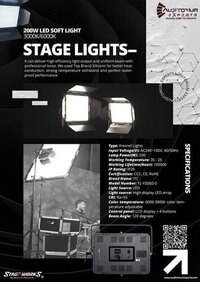 Soft Panel Light 200w & 300w - Color: Multicolor