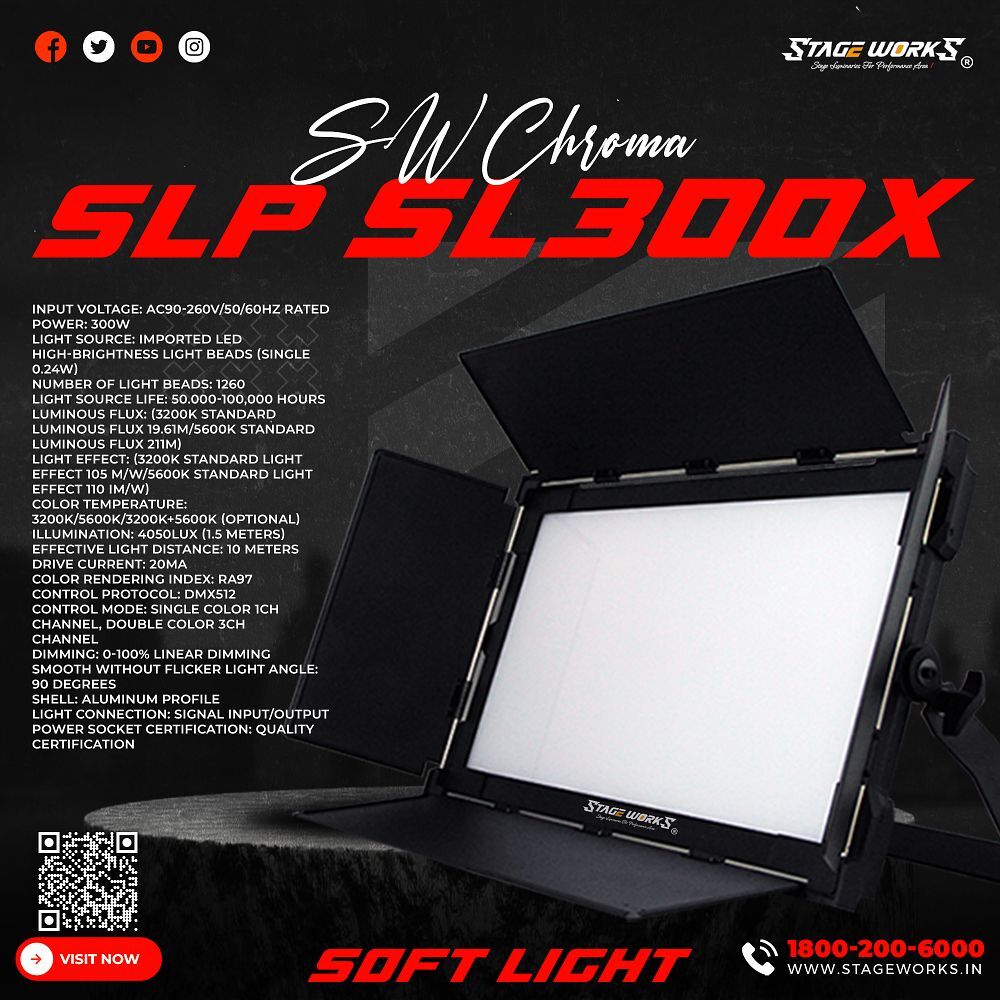Soft Panel Light 200w & 300w - Color: Multicolor
