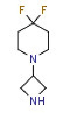 1-(Azetidin-3-yl) -4,4-difluoropiperidine