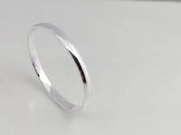 Silver Punjabi Kada - Silver, Size 1x8 To 3 | Celebrating Tradition, Rich Cultural Heritage, Honor, Love & Resilience