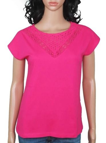 Ladies Crochet Fuchsia Top