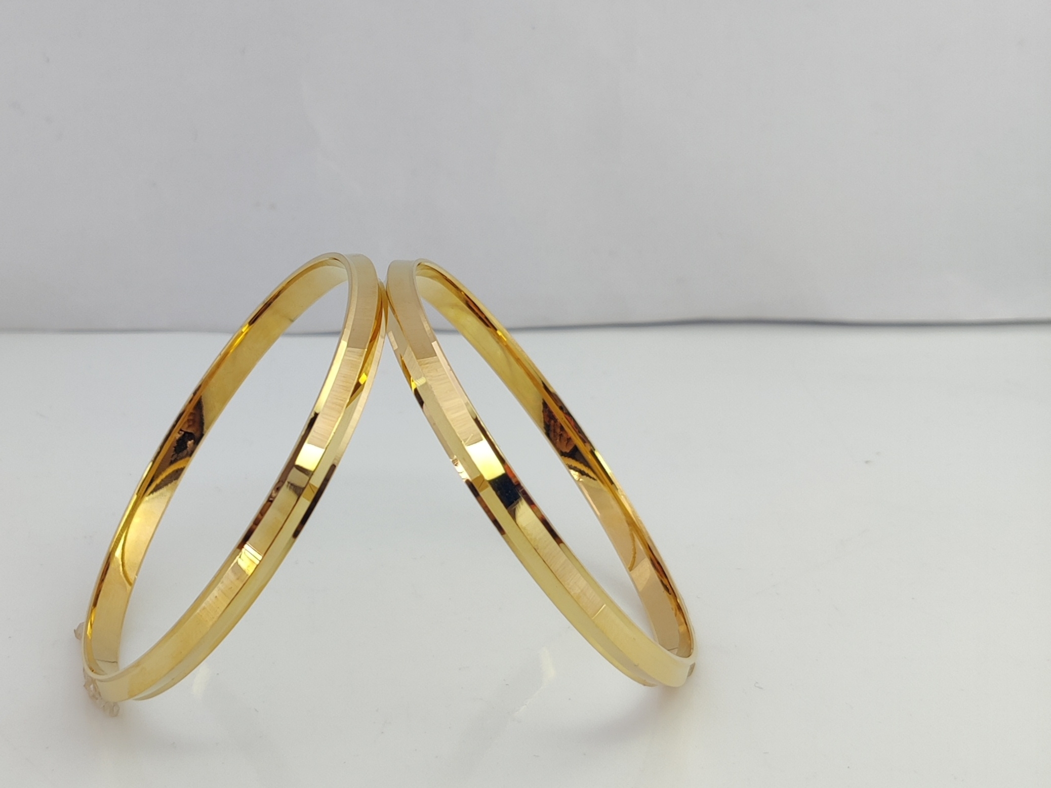 Silver Gold Plated Kada