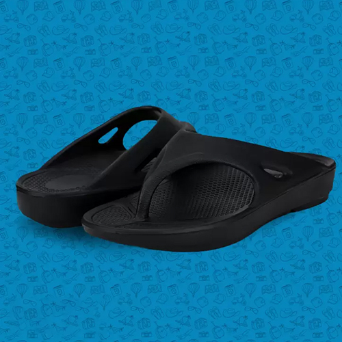 Ladies Black Eva Slippers