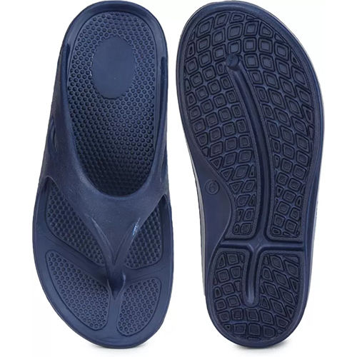 Ladies Navy Blue Eva Slippers