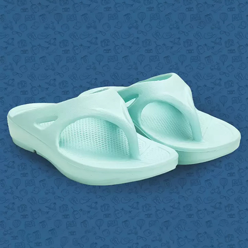 Ladies Light Green Eva Slippers