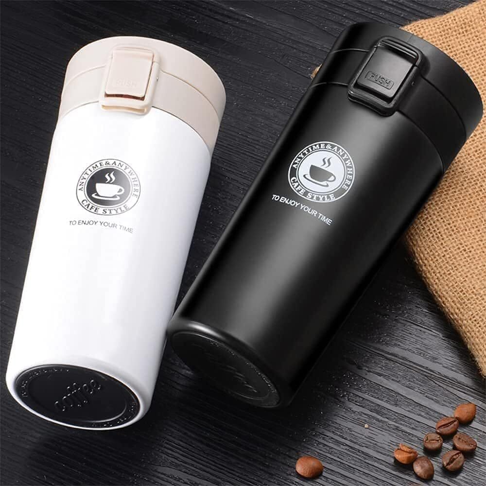 Vacuum Insulation Cup - Stainless Steel, 500 Ml | Spill Proof, Lightweight, Double Wall, Includes Steel Mesh Infuser, Ideal For Hot & Cold Beverages