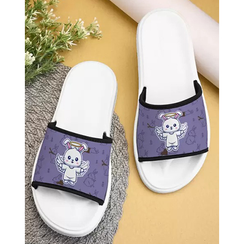 LadiesPrinted Rubber Flip Flop Slippers