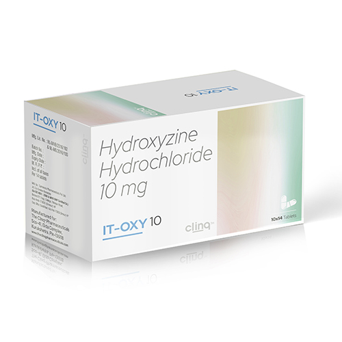 It-oxy 10 Hydroxyzine Hydrochloride Tablet - Grade: Pharmaceutical Grade
