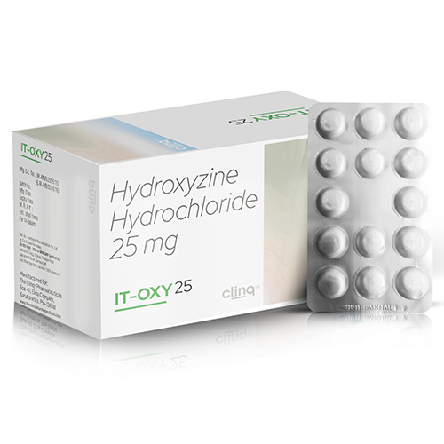 It-Oxy 25 Hydroxyzine Hydrochloride Tablet - Grade: Pharmaceutical Grade