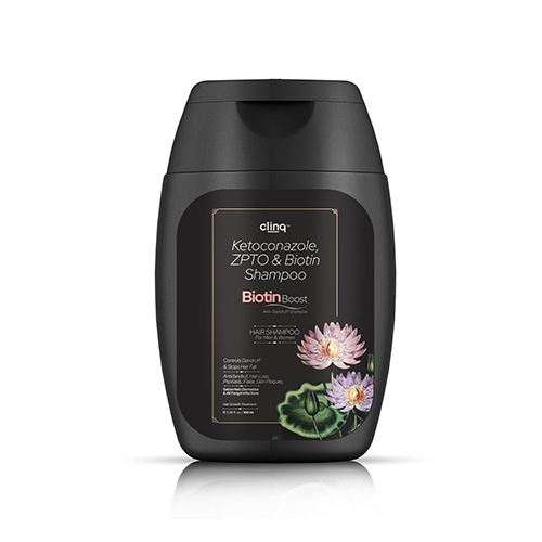 Ketoconazole Zpto And Biotin Shampoo - Liquid | Herbal Hair Treatment For All Hair Types, Reduces Hair Fall, Rejuvenates Hair Shine