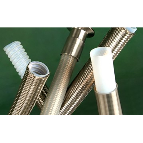 Fluoropolymer Hose - Color: Silver