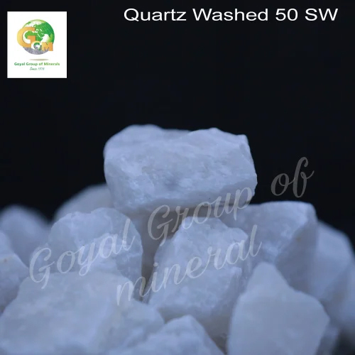 50mm White Washed Quartz Snow Stone