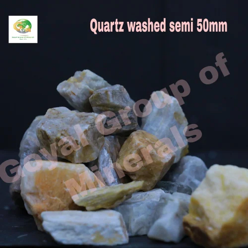 50mm Quartz Washed Semi Stone