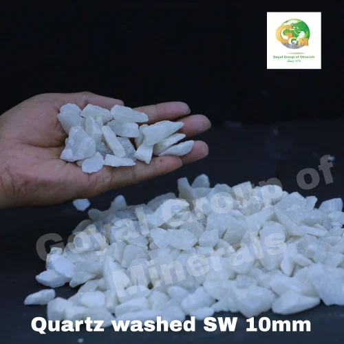 10Mm White Quartz Snow Stone - Application: Industrial