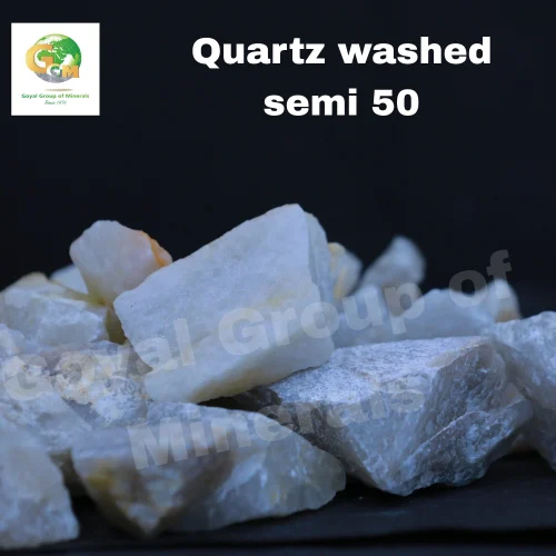 50mm Semi Quartz Washed Stone