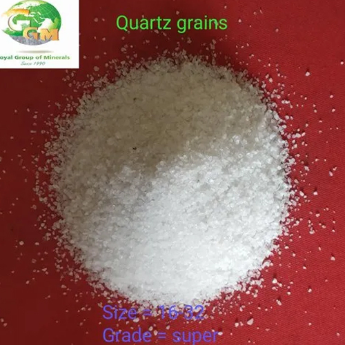 Quartz Grains For Glass Production