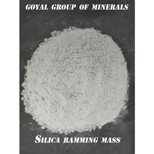 White Acidic Ramming Mass - Material: Quartz