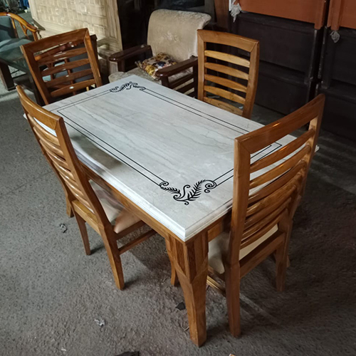 4 Seater Dining with Marble Top
