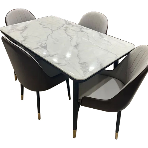 4 Seater Metal Dining