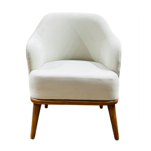 Wooden Base Arm Chair