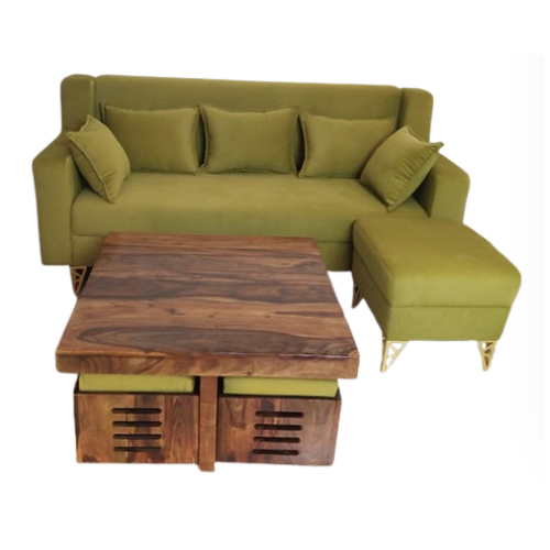 3 Seater Sofa with Puffy