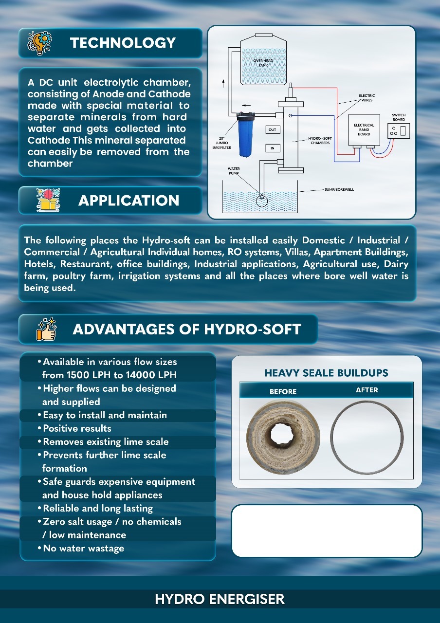 Water Conditioner Hec-100 - Capacity: 3000 Ltr