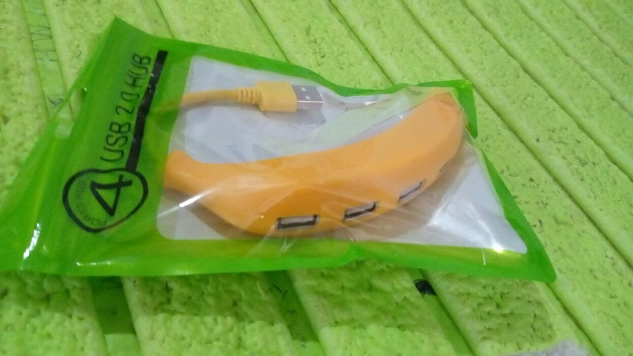 Banana Shape Usb Hub, 2.0 Hub Usb Splitters