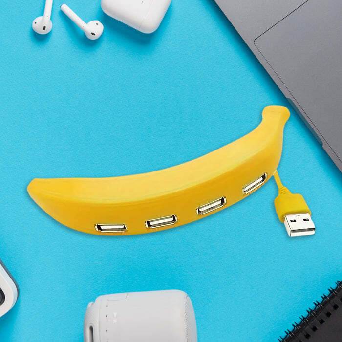 Banana Shape Usb Hub, 2.0 Hub Usb Splitters