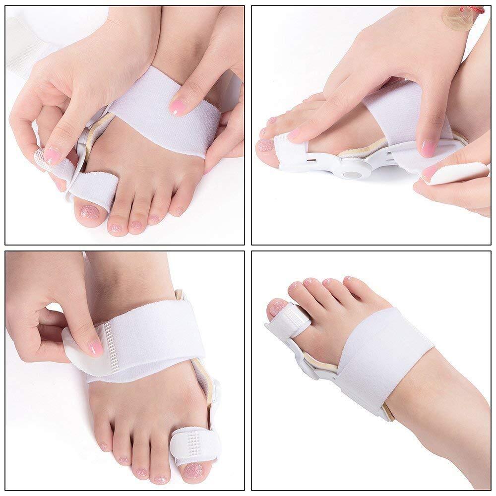 Toe Straightener - 15x10x5 Cm | Movable Bunion Aid Splint, Transversal Arch Support, Fits Both Left/right Foot, Pain Relief Design