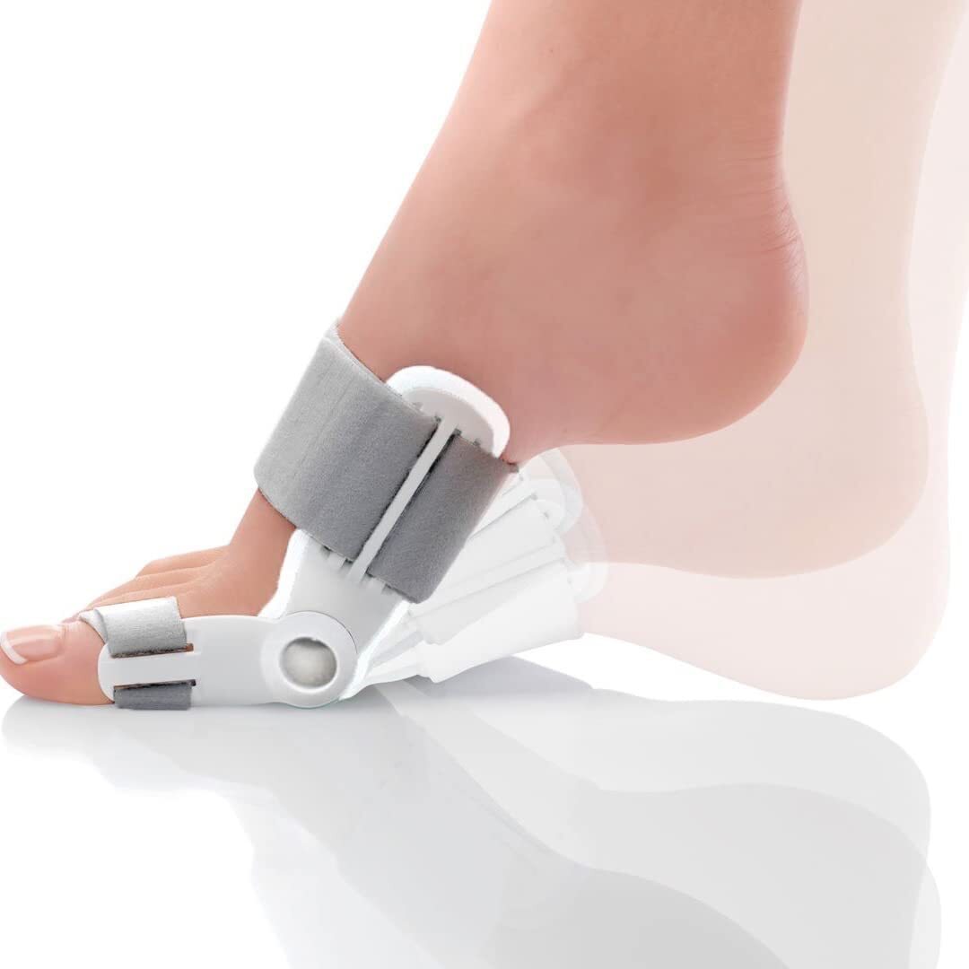 Toe Straightener - 15x10x5 Cm | Movable Bunion Aid Splint, Transversal Arch Support, Fits Both Left/right Foot, Pain Relief Design